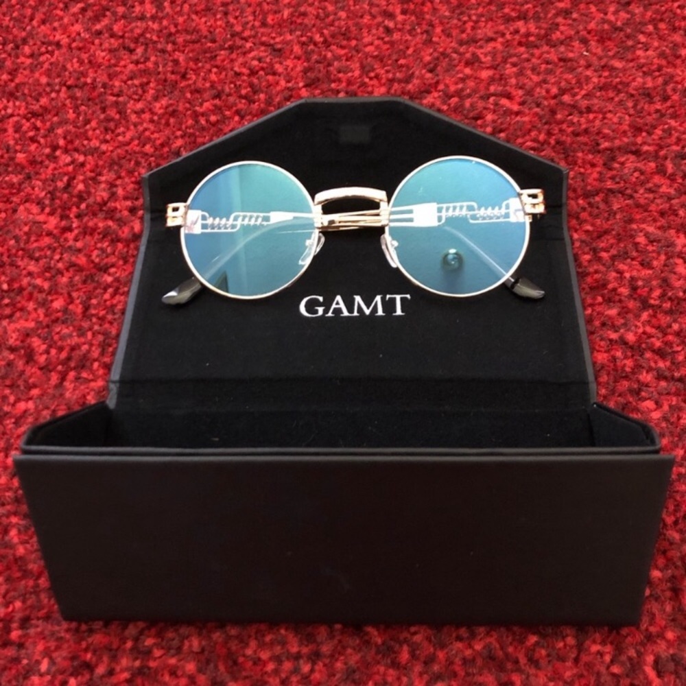 Gold glasses